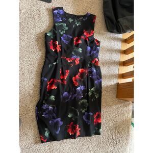 Long Tall Sally womens 16 floral dress